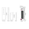 Miboxer Synergy 21 LED nuotolinio valdymo pultas 2,4GHz Dual White CCT+ Dimmer (C3-W)