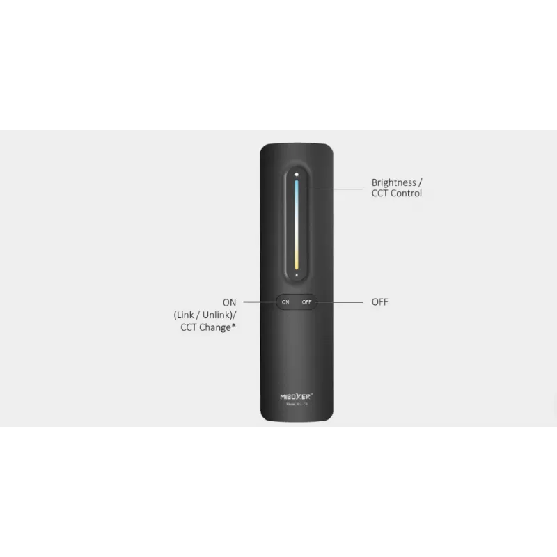 Miboxer Synergy 21 LED nuotolinio valdymo pultas 2,4GHz Dual White CCT+ Dimmer (C3-W)