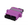 SYNERGY21 SC/SC daugiarežimis dupleksinis optinis jungiklis OM4 50/125µm PVC violetinis su keramine mova