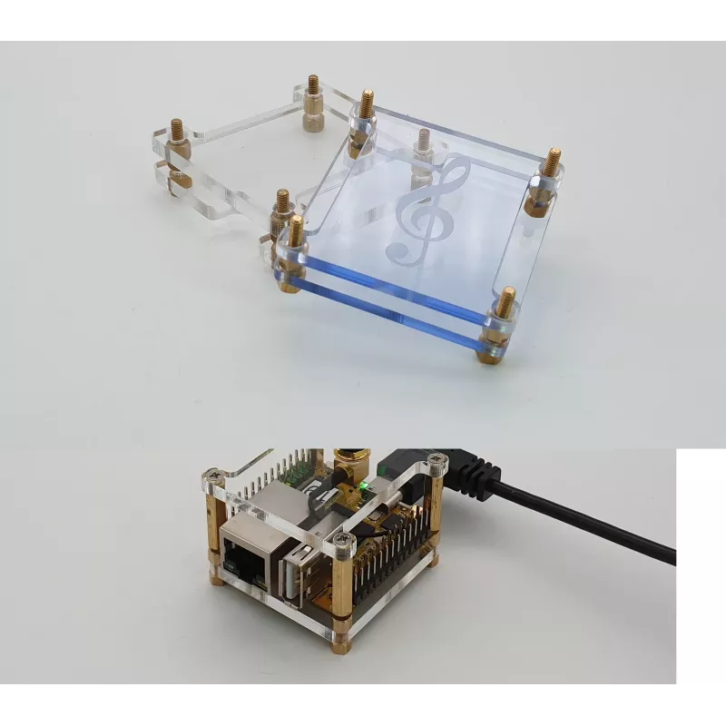 ALLNET Rock Pi S Acrylic Case - Transparent (RPiS_Acryl_T)