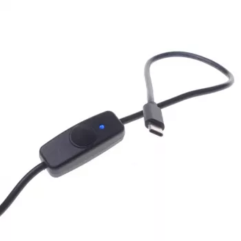 ALLNET Rock Pi 4 USB-A į USB-C maitinimo/duomenų laidas su jungikliu (ROCKPI_USB-ATOC_SW)