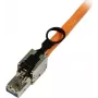 Synergy 21 CAT6A RJ45 lauko tipo TP kištukas, be įrankių, ekranuotas, su stūmimo-traukimo fiksatoriumi