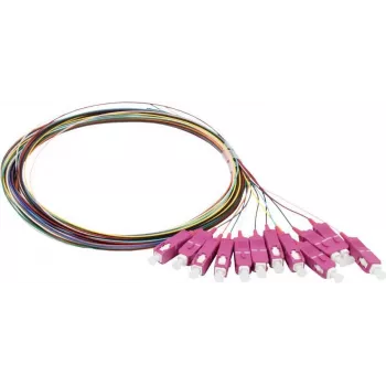 Synergy 21 S215524 Šviesolaidinis Pigtail SC OM4 2m 12 vnt. Spalvotas