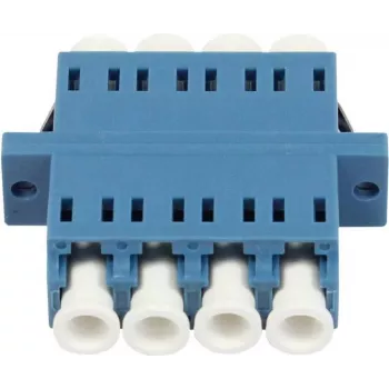 SYNERGY21 S215689 šviesolaidinis adapteris LC-LC Quad Singlemode OS2 mėlynas PVC
