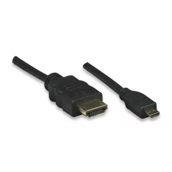 ALLNET HDMI į Micro HDMI laidas 1m 4K/60Hz Juodas (ALL-HDMI-Micro-1m)