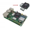 ALLNET Rock Pi 4C+ Heatsink Set (Rock4C+Heat-Set) – pasyvus aušinimo rinkinys Radxa Rock Pi 4C Plus