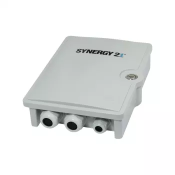 SYNERGY21 FTTH sieninė dėžė, IP55, 1x įvadas / 24x išvadai 2mm arba 2x išvadai 4-12mm