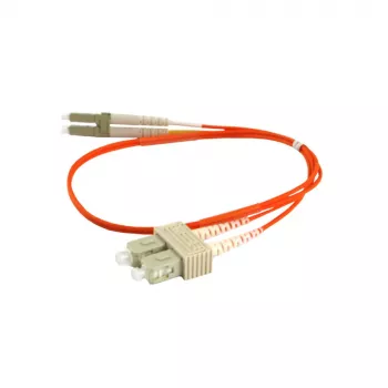 SYNERGY21 Fiber Optic Patch Cable 0,5m OM2 LC to SC Duplex Orange