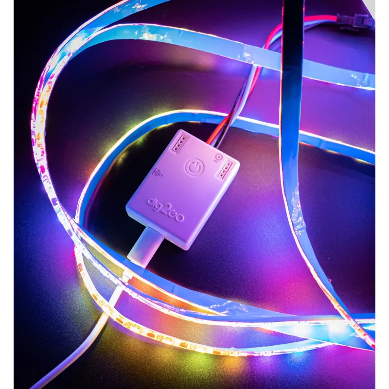 SYNERGY21 Synergy 21 LED QuinLED dig2GO nešiojamas skaitmeninių pikselių LED rinkinys su valdikliu ir maitinimo bloku