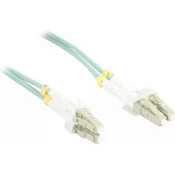 SYNERGY21 Skaidulinis optinis jungiamasis laidas 15m OM3 LC-SC Duplex LSZH Mėlynas