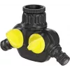 Kärcher 45° kampinė jungtis 1/2 colio Rain System – juoda/geltona (2.645-199.0)