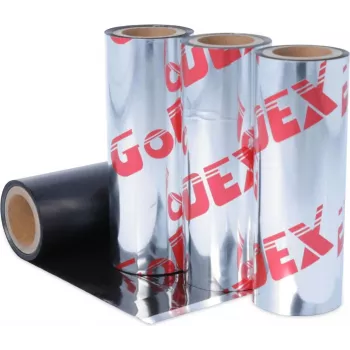 GODEX C.ITOH Godex Wax-Resin Thermal Transfer Ribbon 110mm x 74m Black (245.110.074.4.05)