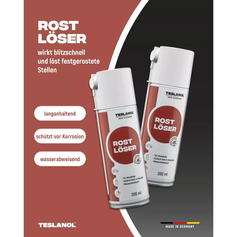 Teslanol Rūdžių šalinimo purškiklis 200 ml