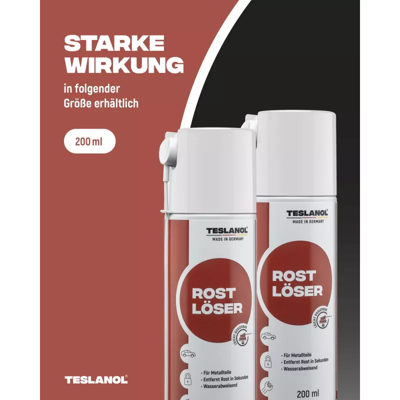 Teslanol Rūdžių šalinimo purškiklis 200 ml