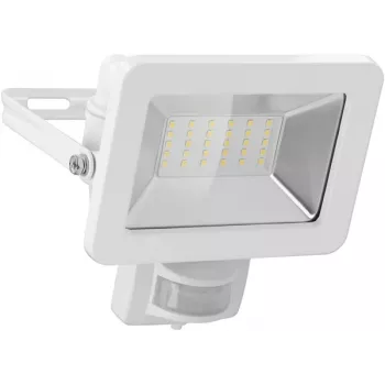 Goobay LED lauko prožektorius 30 W su judesio davikliu, 2400 lm, 4000 K, IP65, PIR jutiklis, montavimui ant sienos, 0,5 m laidas
