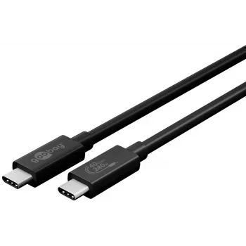 Goobay Sync & Charge USB-C laidas, USB4 Gen 3x2, 240 W, 0,7 m