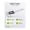 Goobay Digital Caliper 0-150 mm / 0-6 inch Stainless Steel