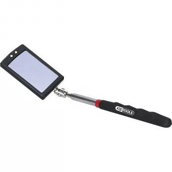 KS Tools Lankstus apžiūros veidrodis su LED apšvietimu