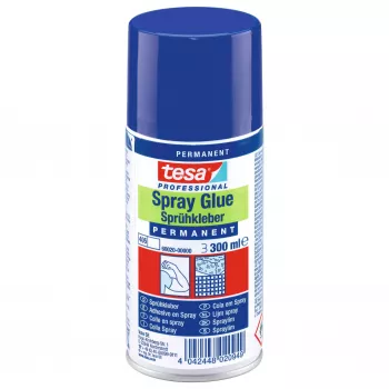 TESA Spray Adhesive Permanent 300 ml Skaidrus