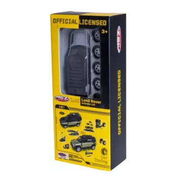 JAMARA Land Rover Defender 1:43 2in1 RC Model Car Silver 3+