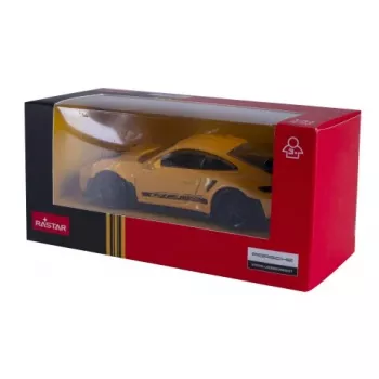 JAMARA Porsche 911 GT3 RS 1:43 Yellow Die-Cast Model Car (402238)