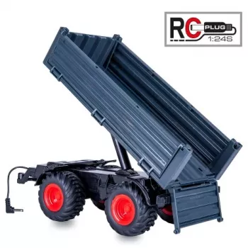 Jamara Tipper Trailer Anthracite for RC Tractor MB-trac 1000 1:24S (423265)