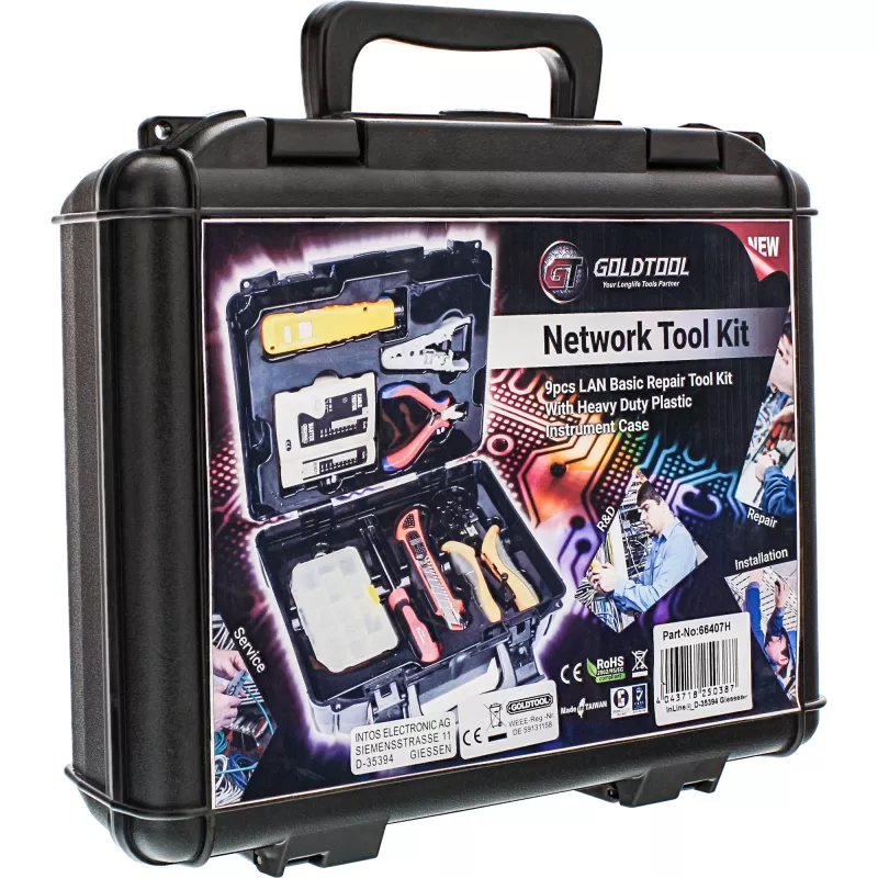 Goldtool Network Basic Installation Kit LAN with Tester