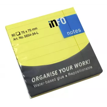 inFO Sticky Notes 5654-34-L Geltona 1 blokas