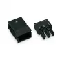 WAGO 770-103 WINSTA® MINI 3-ių polių kištukinis jungiklis, juodas