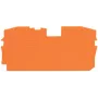 WAGO 2010-1292 Galinė ir tarpinė plokštelė, oranžinė, 1 mm storio, 67,2 mm ilgio, 33,5 mm aukščio, skirta TOPJOB® S 2010 serijai