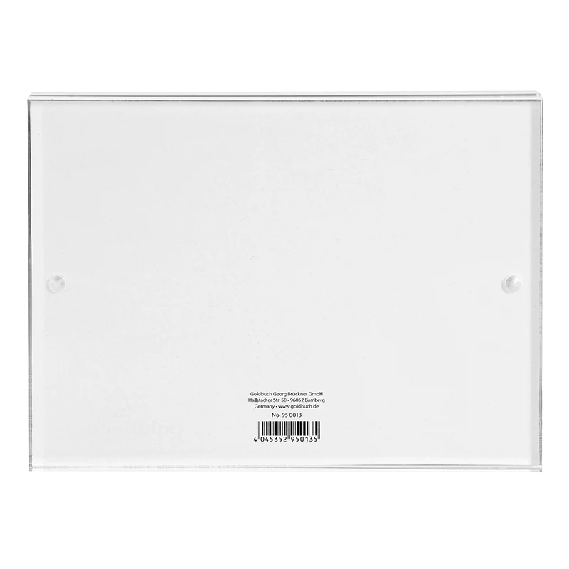 Goldbuch Pure Acrylic Glass Transparent Single Picture Frame 13 x 18 cm Rectangular 180 mm