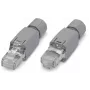 WAGO 750-975 RJ-45 sistemos kabelio jungtis, skirta WAGO I/O sistemai 750, pilka, IP20