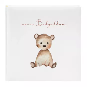 Goldbuch Teddy Bear 25x25 60 Baltų Puslapių Nuotraukų Albumas 24458