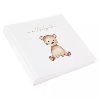 Goldbuch Teddy Bear 25x25 60 Baltų Puslapių Nuotraukų Albumas 24458