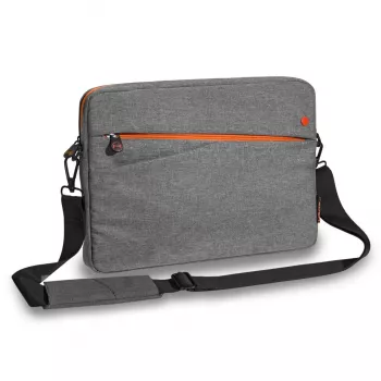 PEDEA Fashion Grey/Orange Tablet Sleeve for Samsung Galaxy Tab S9+ / Tab S8+ / Tab S7 FE / Tab S7+