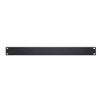 Adam Hall 87221 STL 19 inch 1U Blank Rack Panel Steel Black 1,5 mm