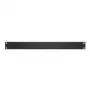 Adam Hall 87221 STL 19 inch 1U Blank Rack Panel Steel Black 1,5 mm
