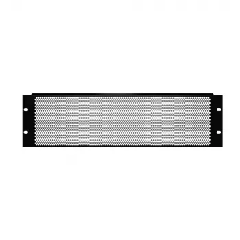 Adam Hall 87223VR 19 inch 3U Steel Rack Panel Black 1,5 mm