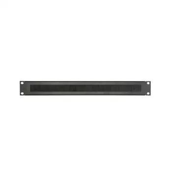Adam Hall 19 inch 1U Rack Blanking Panel su Šepečių Juosta 87221BRUSH Juoda