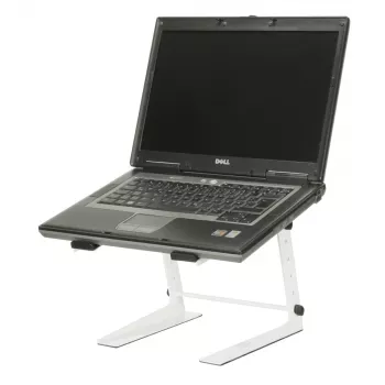 Adam Hall SLT001EW Laptop Stovas - Baltas - Plienas - 225 mm - 250 mm - 340 mm