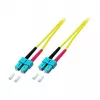 EFB Elektronik ECOFIBER Duplex Jumper SC-SC 9/125µm OS2 LSZH Yellow 3,0mm 15m