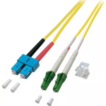 EFB-Elektronik Duplex Jumper LC/APC-SC 9/125µ, OS2, LSZH, Yellow, 2,0mm, 3m