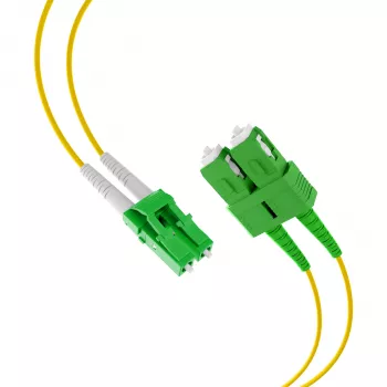 EFB Elektronik Duplex Patchkabel LC/APC-SC/APC OS2 G652D 1m LSZH 2mm gelb