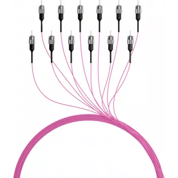EFB Elektronik Fiber Pigtail ST 50/125 µm OM4 Erika Violet, 2 m
