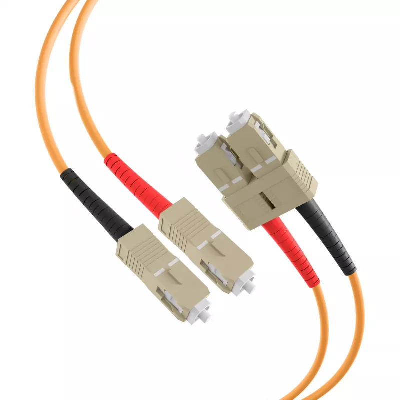 EFB Elektronik ECOFIBER šviesolaidinis tinklo kabelis su SC daugiamodėmis (M) jungtimis