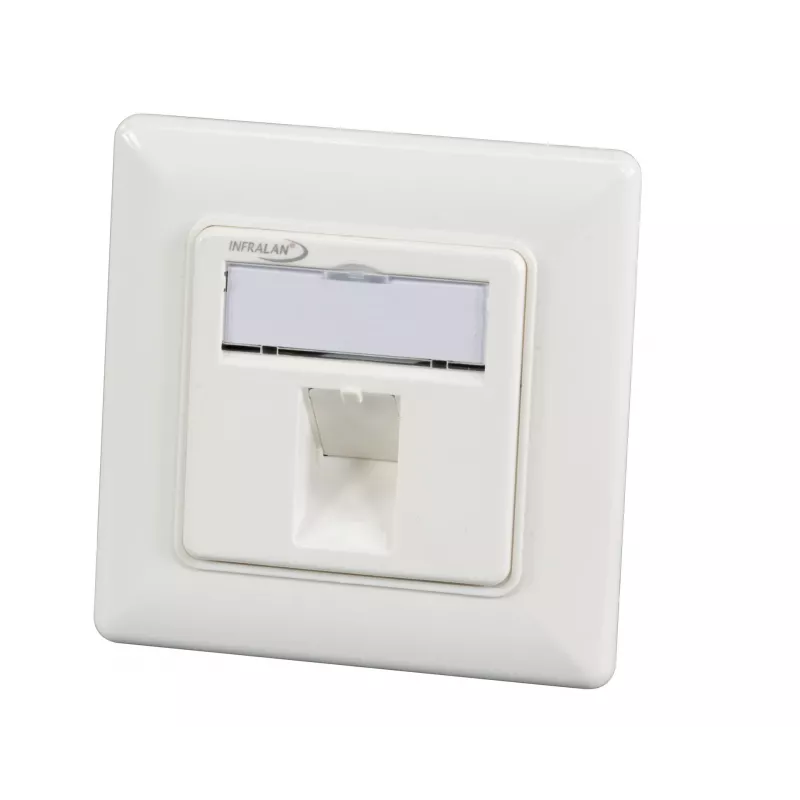 EFB Elektronik 1 prievado rėmelių rinkinys RAL 9010, skirtas visiems INFRALAN Keystone moduliams, 1-Port