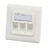 EFB Elektronik 1 prievado rėmelių rinkinys RAL 9010, skirtas visiems INFRALAN Keystone moduliams, 1-Port