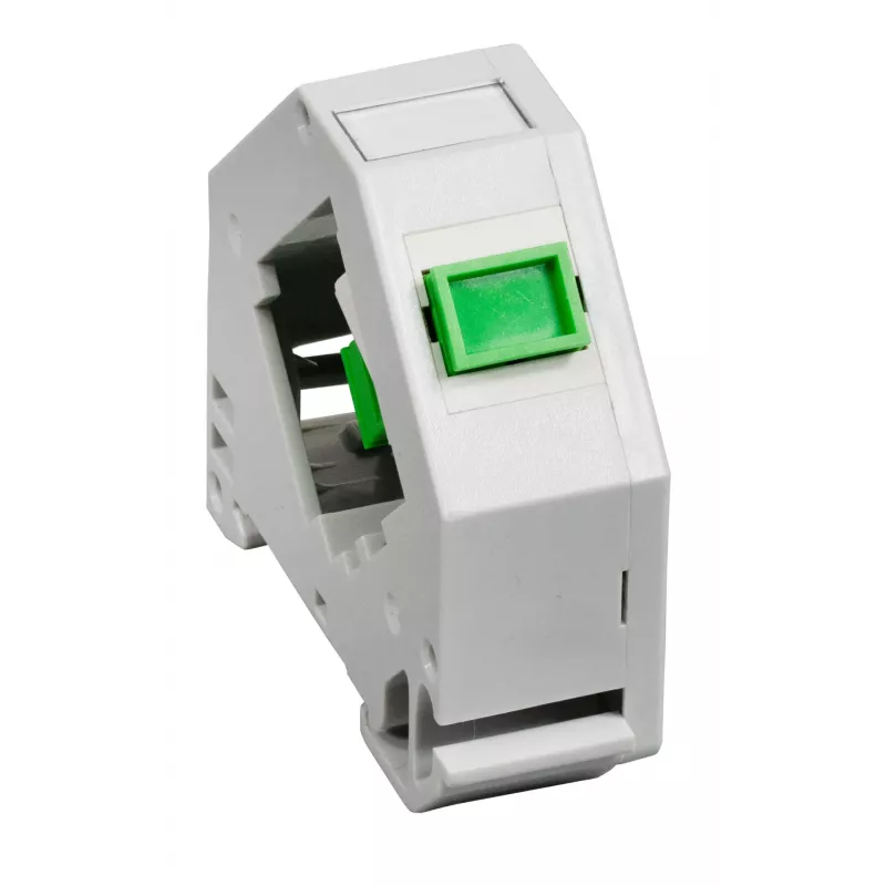 EFB DIN Rail Adapter for LC/APC Singlemode, 2 Ports