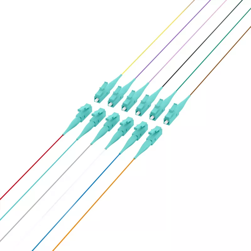 EFB Elektronik Fibre Pigtail LC 50/125 OM3 12-Colour Set 2m - Kabelių/Adapterių Rinkinys - Daugiamodis