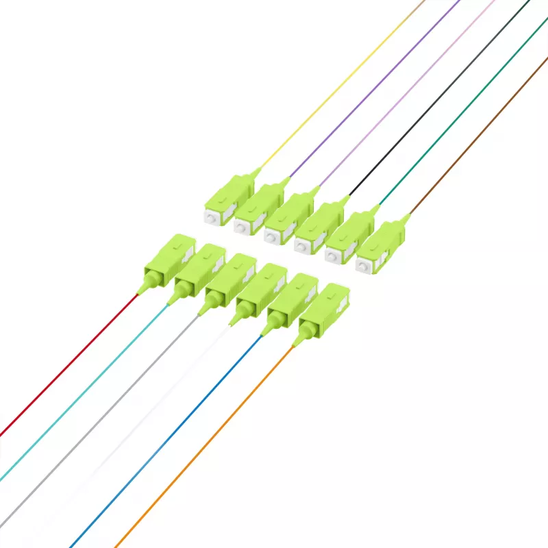 EFB Electronics Fibre Pigtail SC 50/125 OM5 12-Colour Set 2m - Cable/Adapter Set - Single or Monomode